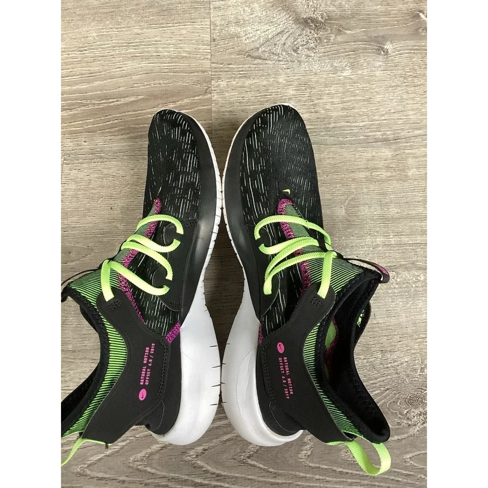 Nike Flex Contact 3 Black Volt Glow Mens Size 10 Shoes Sneakers Running